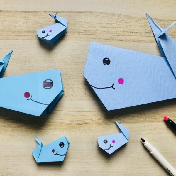 Origami Whale