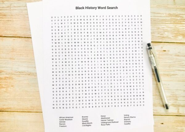 Black History Word Search - Image 2
