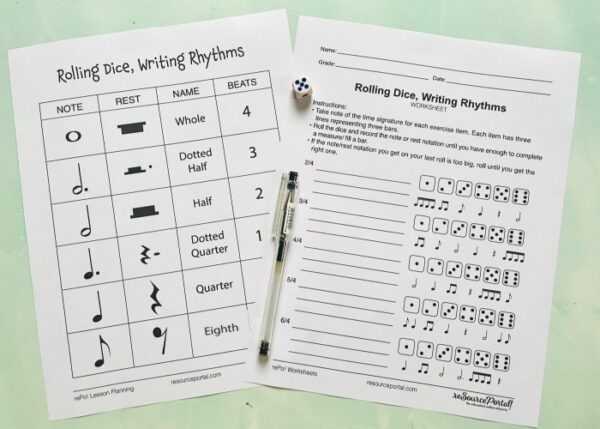 Rolling Dice,  Writing Rhythms - Image 2