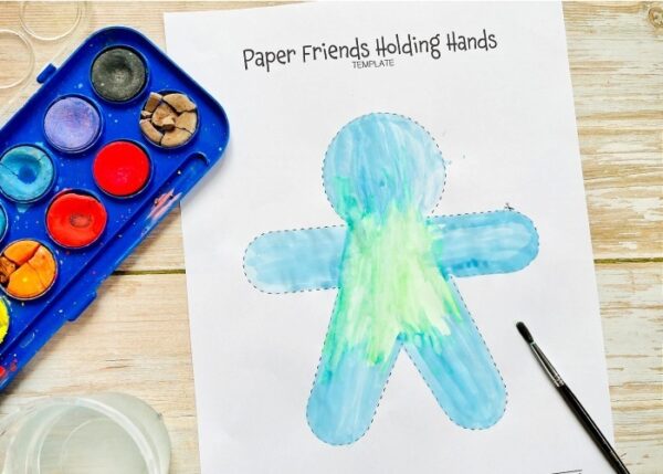 Paper Friends Holding Hands - Image 4