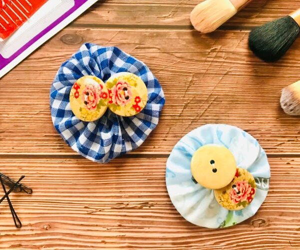 Pretty Fabric Hair Clips