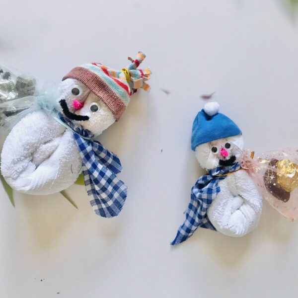 Snowman Brings Treats