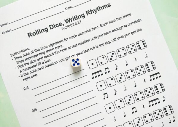 Rolling Dice,  Writing Rhythms - Image 3