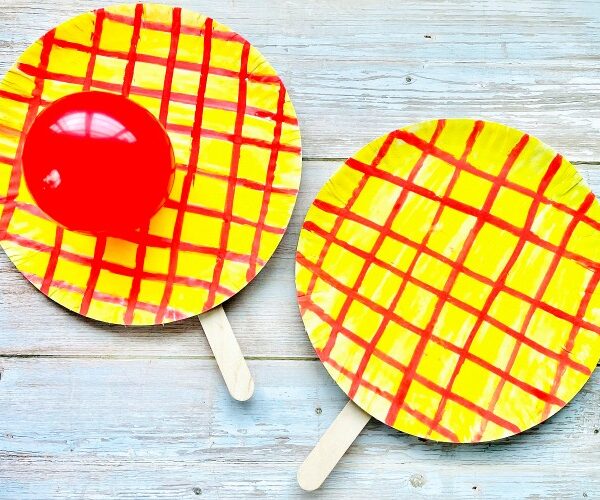 Rock It, Paper Plate Racquet!