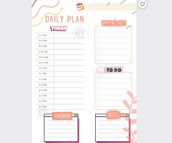 Plan the Day!
