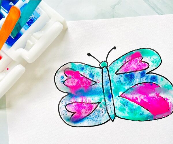 Frozen Colorful Painting