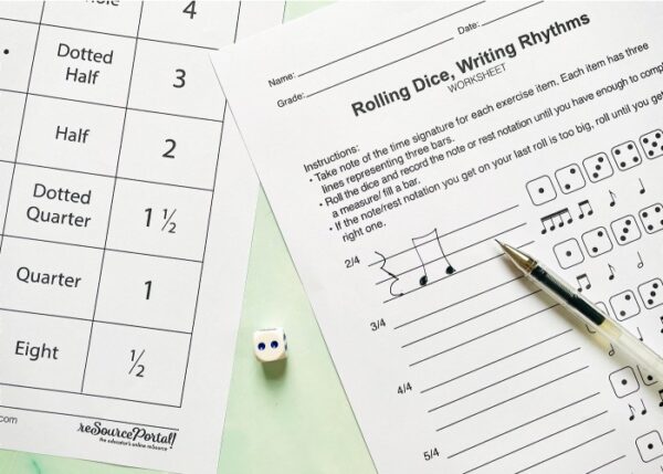 Rolling Dice,  Writing Rhythms - Image 5