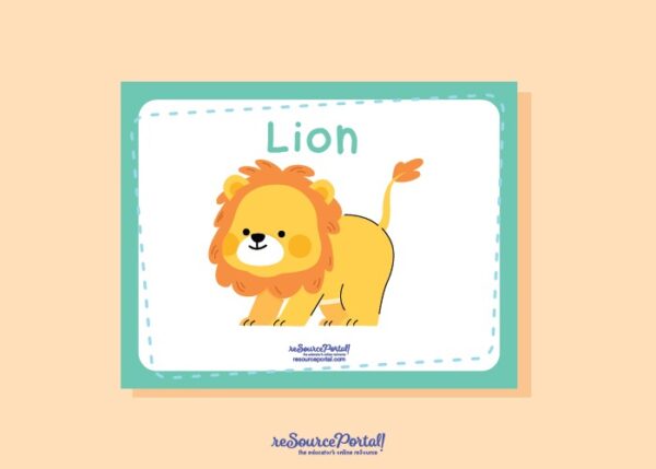 Lion Educational Illustration - Image 2