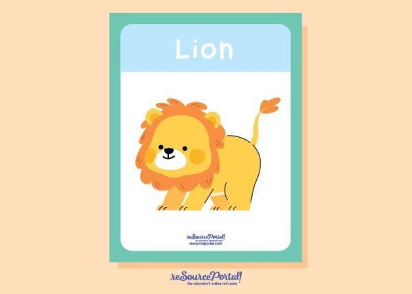 Lion Educational Illustration